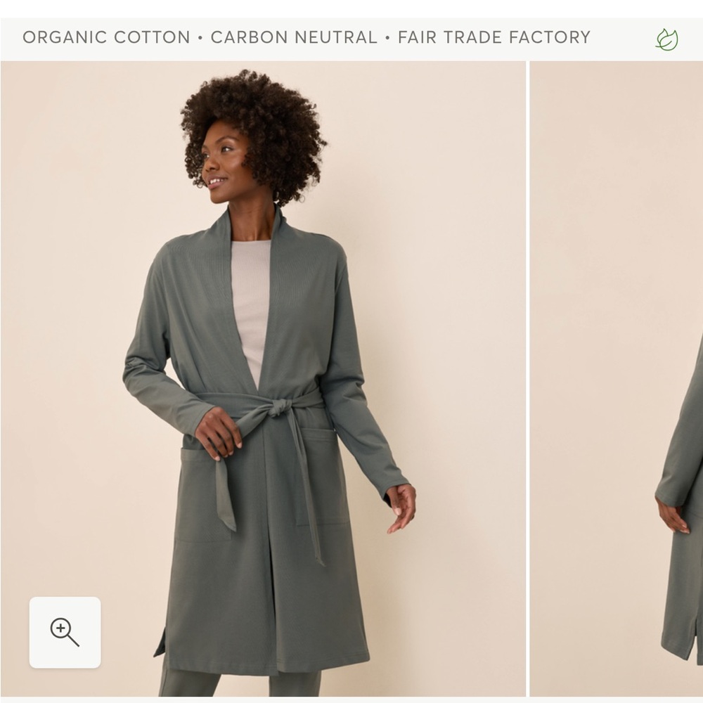 Pact Women's Organic Cotton Duster Robe